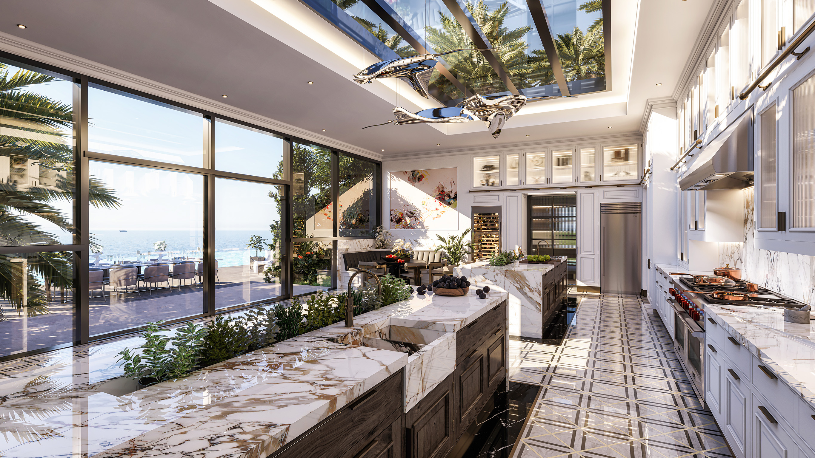 Luxury kitchen designed by Smallbone